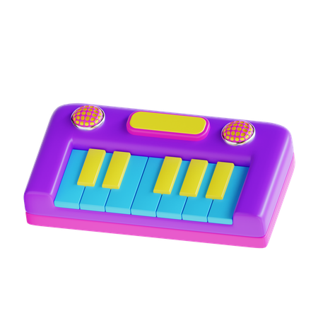 Enfant au piano  3D Icon