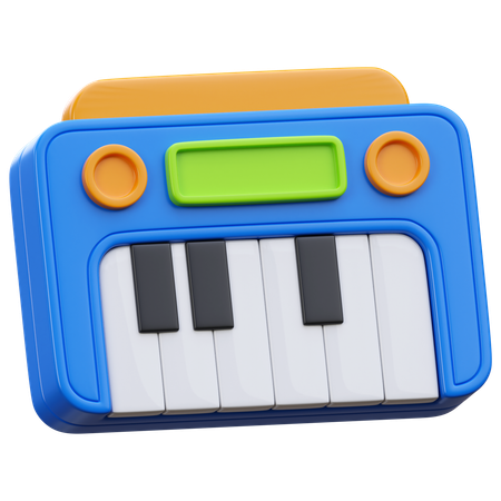 Piano de juguete  3D Icon