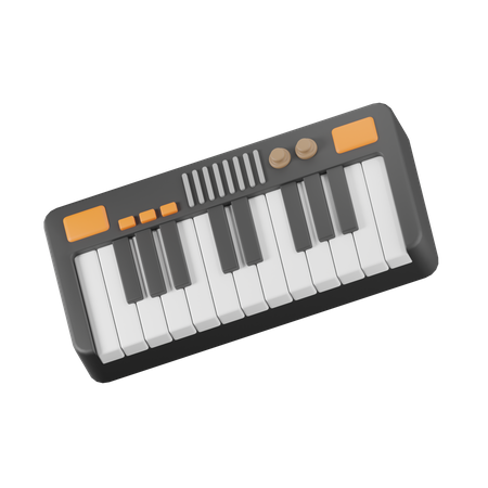 Piano Keyboard  3D Icon