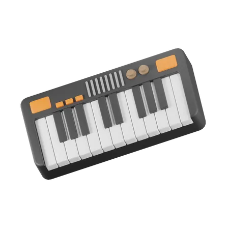 Piano Keyboard  3D Icon