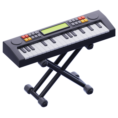 Piano Keyboard  3D Icon