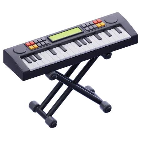 Piano Keyboard  3D Icon