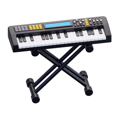 Piano Keyboard  3D Icon