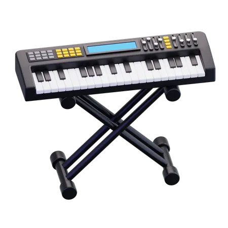 Piano Keyboard  3D Icon
