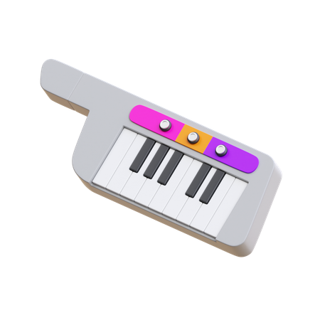 Piano Keyboard  3D Icon