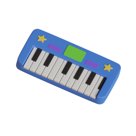 Piano Keyboard  3D Icon