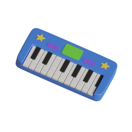 Piano Keyboard  3D Icon