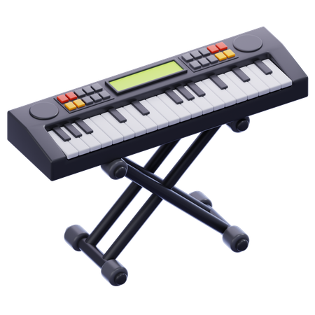 Piano Keyboard  3D Icon