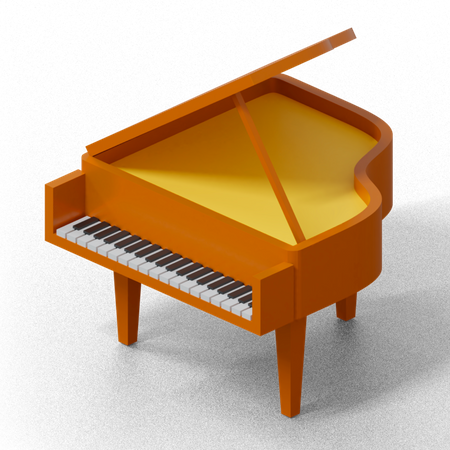 Piano Table  3D Icon