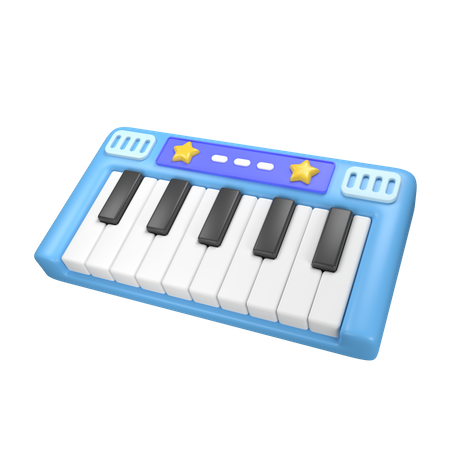 Piano Toy 3D Icon