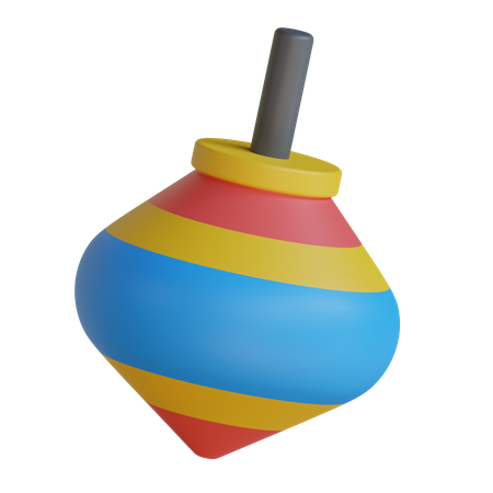 Pião  3D Icon