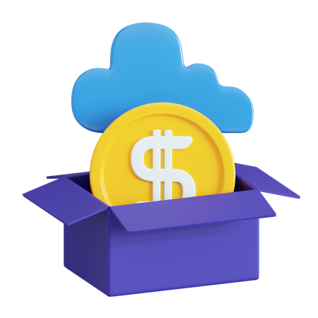 Piattaforma di finanziamento  3D Icon