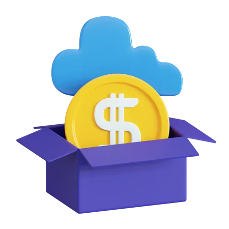 Piattaforma di finanziamento  3D Icon