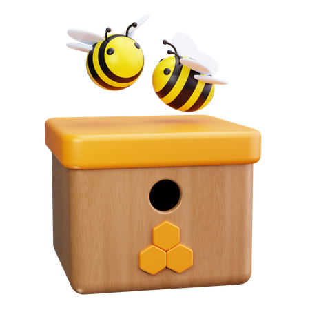 Picadura de abeja  3D Icon