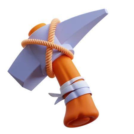 Pick Axe  3D Illustration