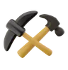 Pick Axe And Hammer
