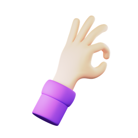 Pick Hand Gesture  3D Icon