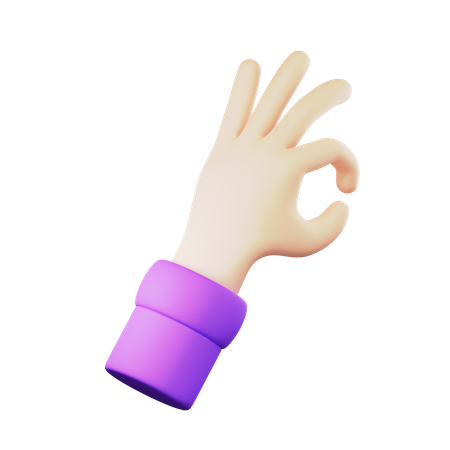 Pick Hand Gesture  3D Icon
