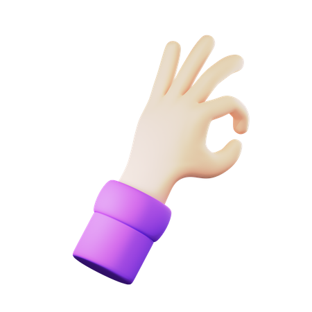 Pick Hand Gesture 3D Icon