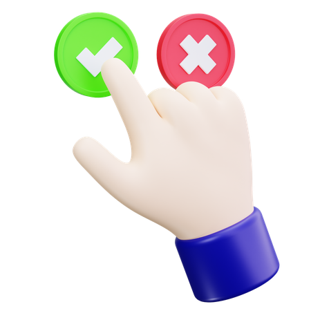 Pick Option  3D Icon