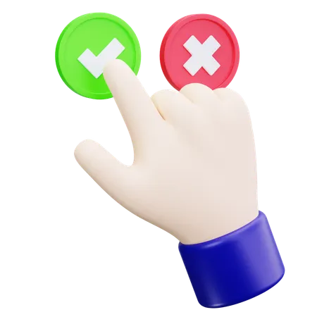 Pick Option  3D Icon