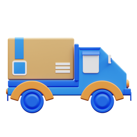 Pick Up By Car Delivery  3D Icon