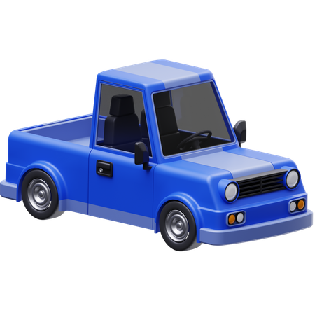 Pick Up Car  3D Icon