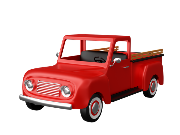 Pick Up Car  3D Icon