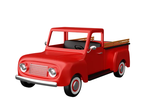 Pick Up Car  3D Icon