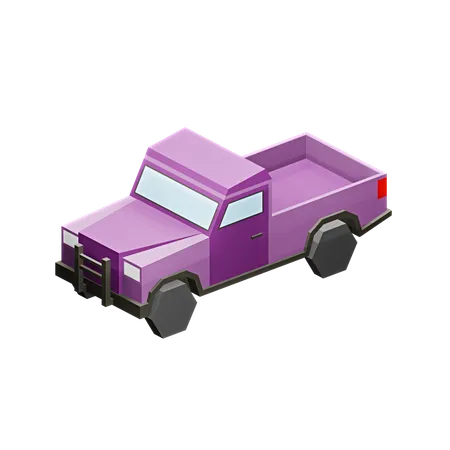 Pick Up Car  3D Icon