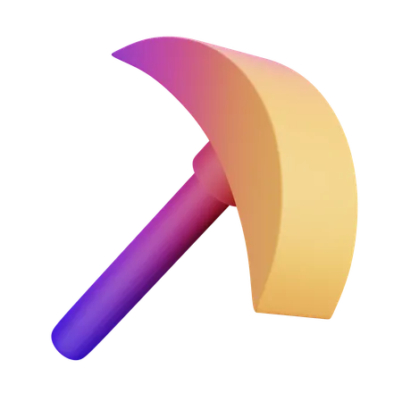 Pickaxe  3D Icon