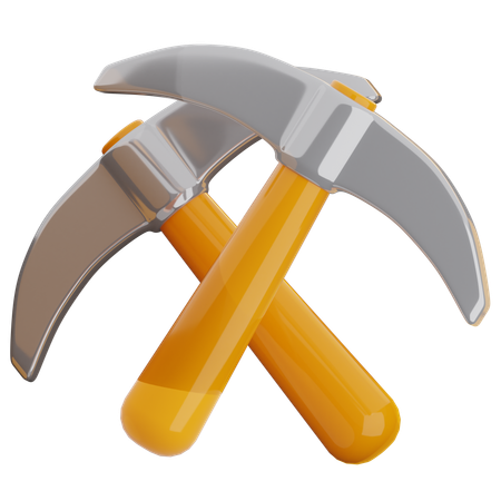 Pickaxe  3D Icon