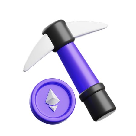 Pickaxe  3D Icon