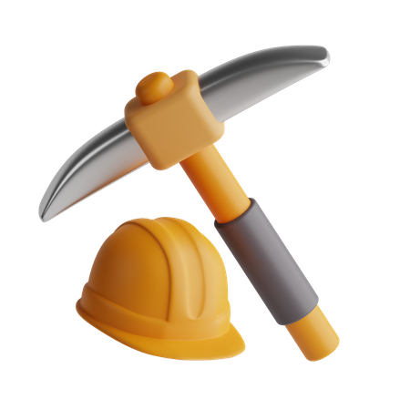 Pickaxe  3D Icon