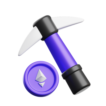 Pickaxe  3D Icon