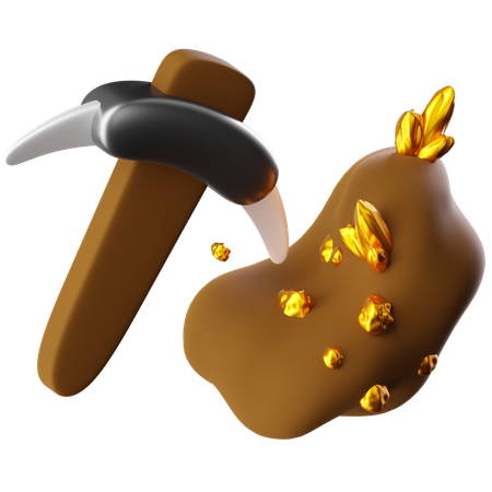 Pickaxe  3D Icon