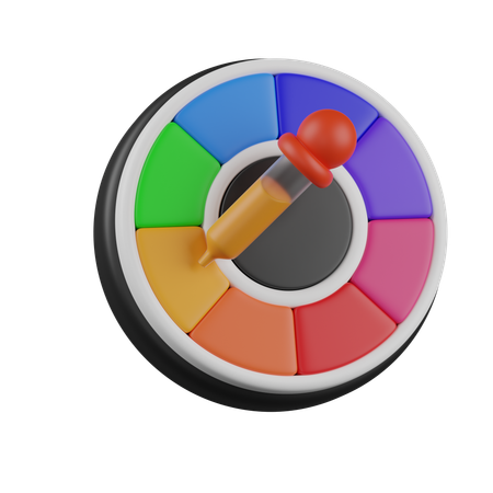 Picking color  3D Icon