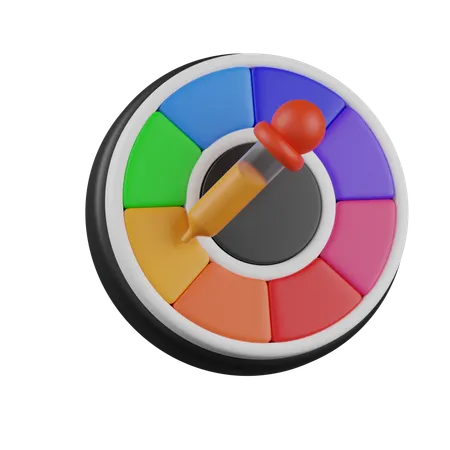 Picking color  3D Icon