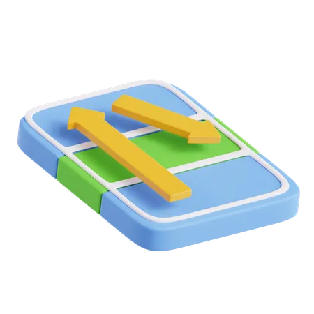 Stratégie de pickleball  3D Icon