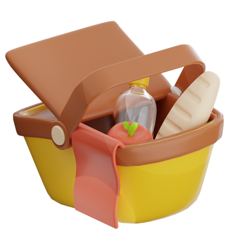 Picknickkorb  3D Icon