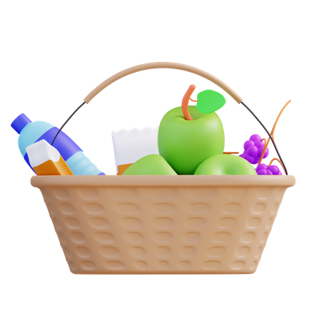 Picknickkorb  3D Icon