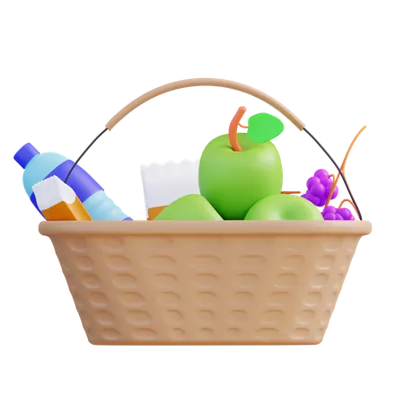 Picknickkorb  3D Icon