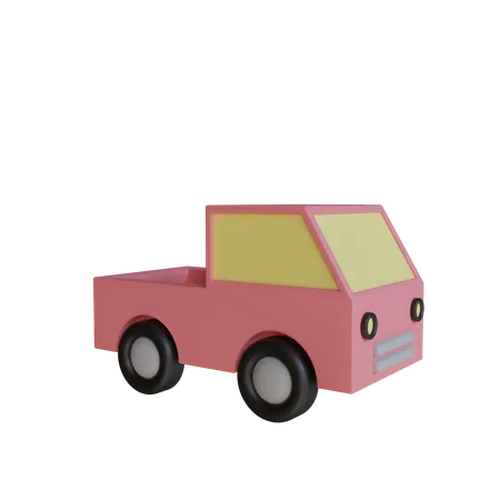 Pickup Car  3D Icon