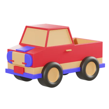 Pickup Car  3D Illustration