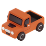 pickup car emoji 3d