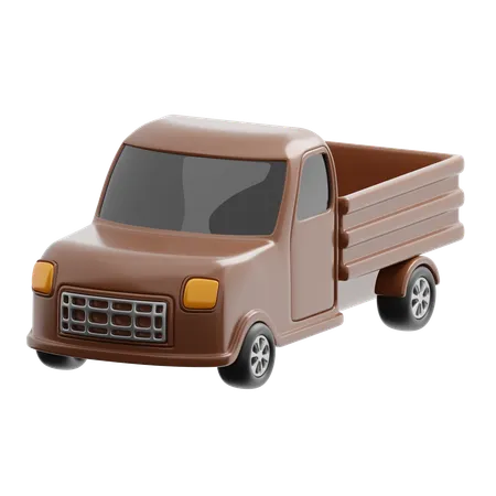 Pickup truck  3D Icon