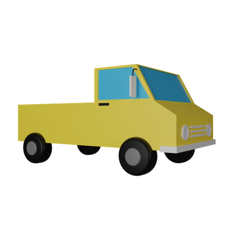 Pickup Truck  3D Icon