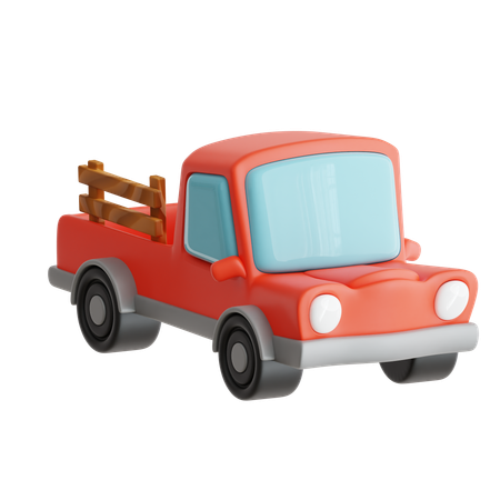 Pickup Truck  3D Icon