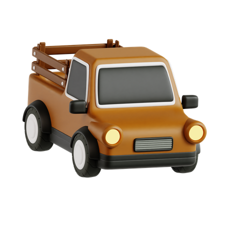 Pickup truck  3D Icon