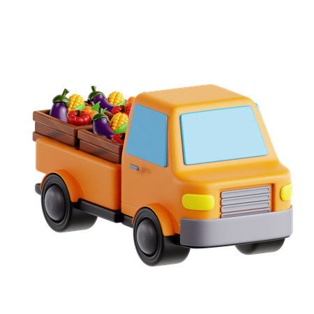 Pickup Truck  3D Icon